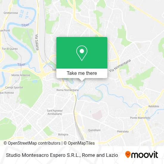 Studio Montesacro Espero S.R.L. map