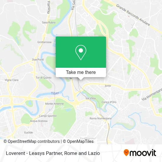 Loverent - Leasys Partner map