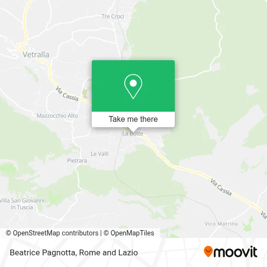 Beatrice Pagnotta map