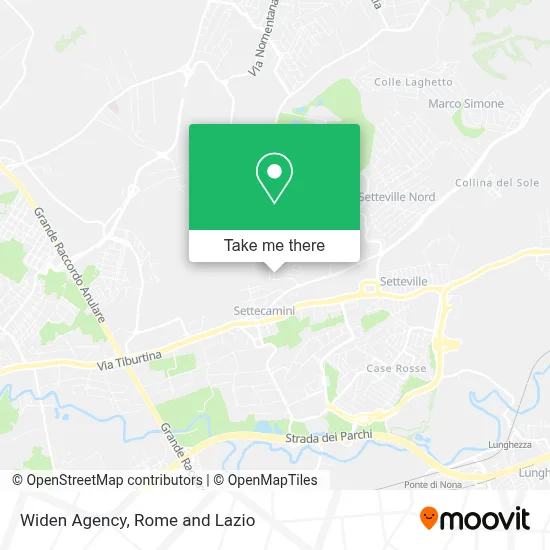 Widen Agency map