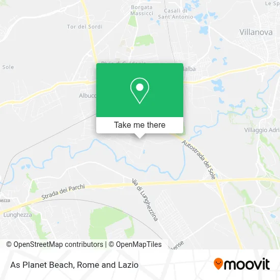 As Planet Beach map
