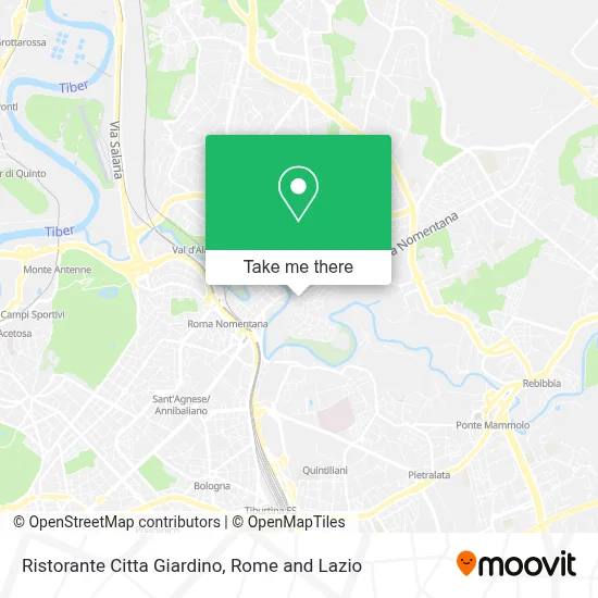 Ristorante Citta Giardino map