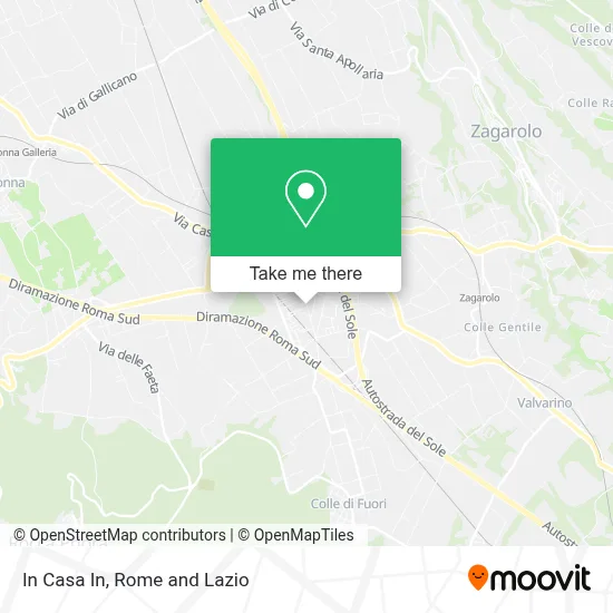 In Casa In map