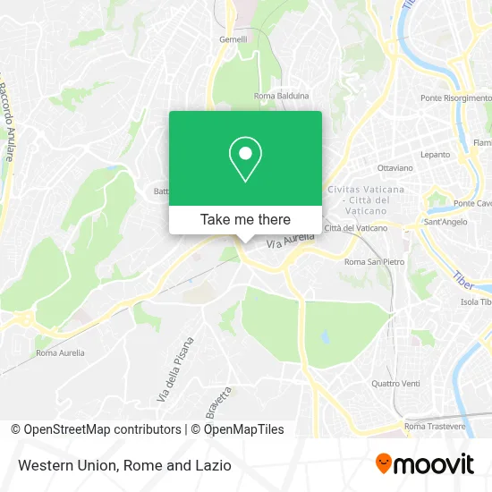 Western Union map
