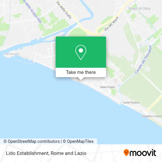 Lido Establishment map