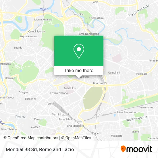 Mondial 98 Srl map