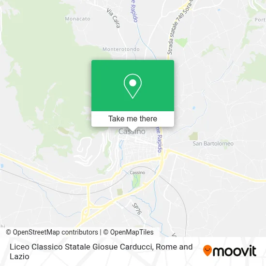 Liceo Classico Statale Giosue Carducci map
