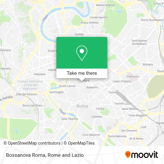 Bossanova Roma map
