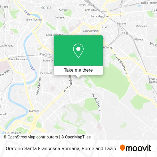 Oratorio Santa Francesca Romana map