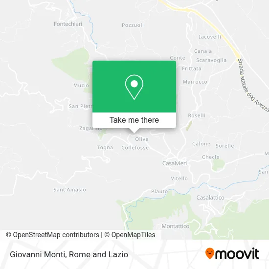 Giovanni Monti map