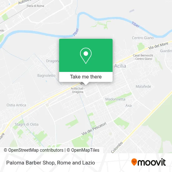 Paloma Barber Shop map