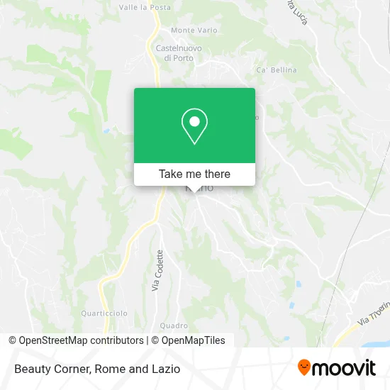 Beauty Corner map