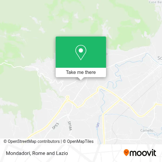Mondadori map