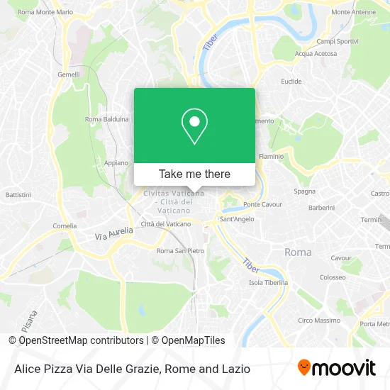 Alice Pizza Via Delle Grazie map