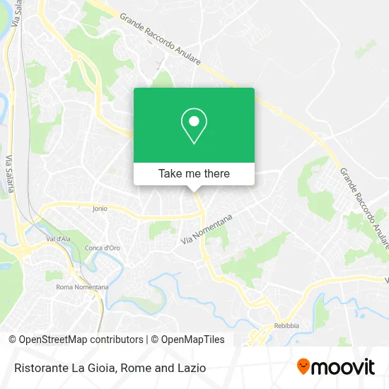 Ristorante La Gioia map