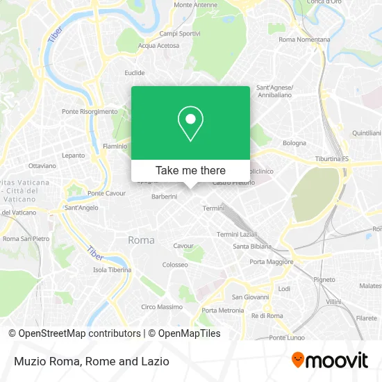 Muzio Roma map