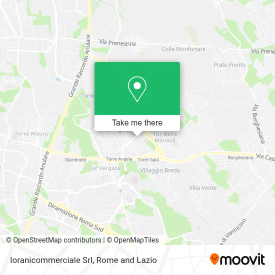 Ioranicommerciale Srl map