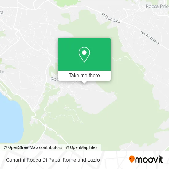 Canarini Rocca Di Papa map