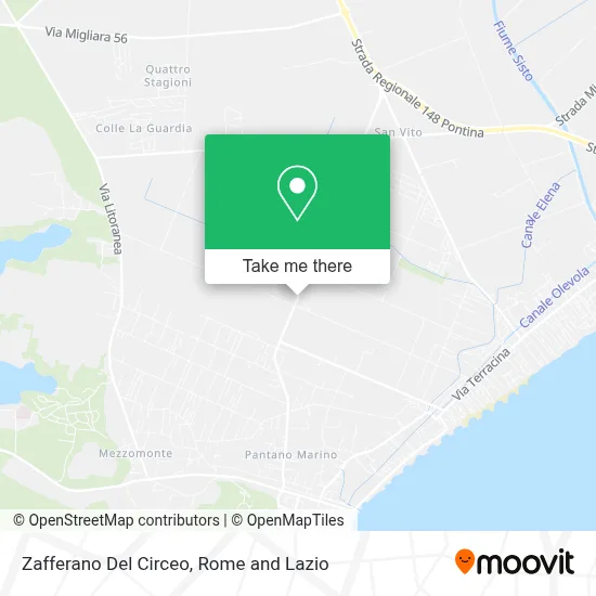 Zafferano Del Circeo map