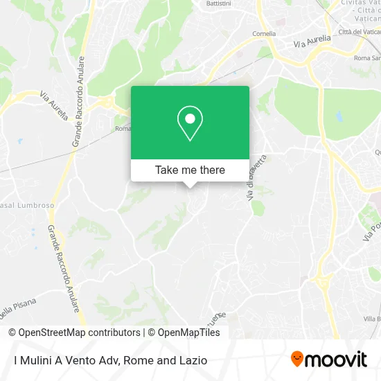 I Mulini A Vento Adv map