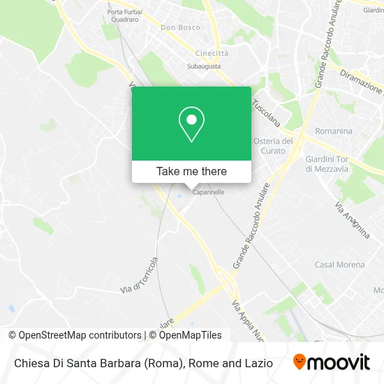 Chiesa Di Santa Barbara (Roma) map