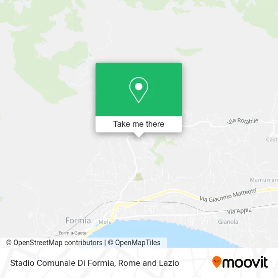 Stadio Comunale Di Formia map