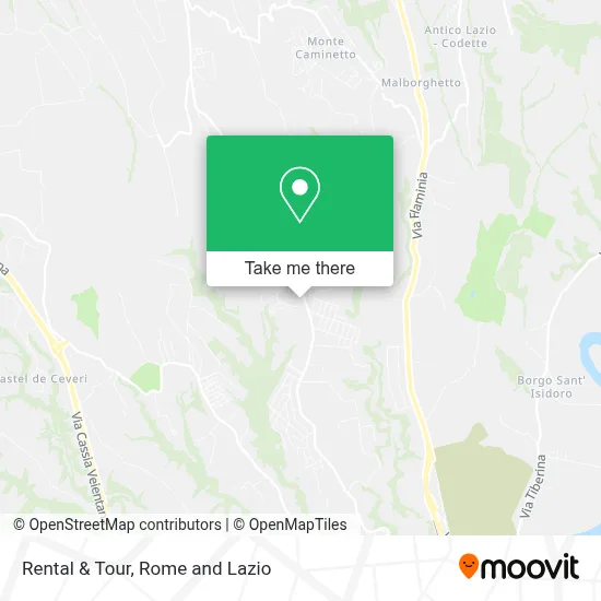 Rental & Tour map