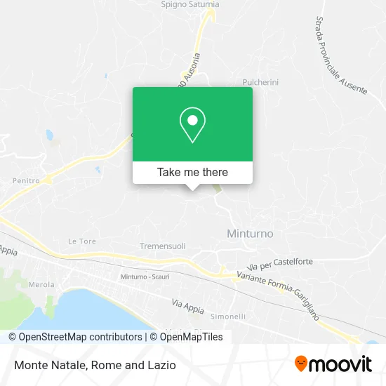 Monte Natale map