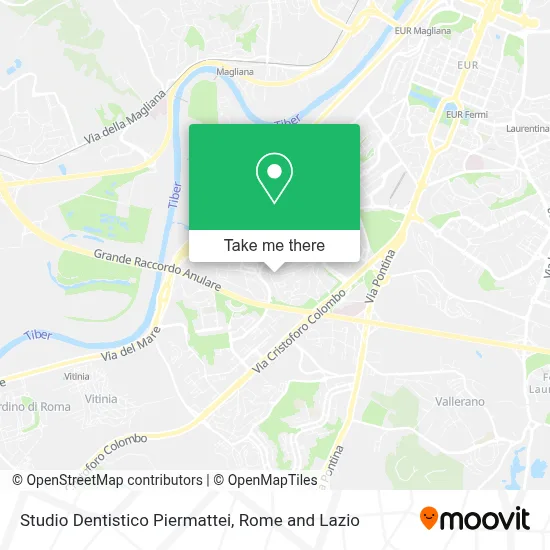Studio Dentistico Piermattei map