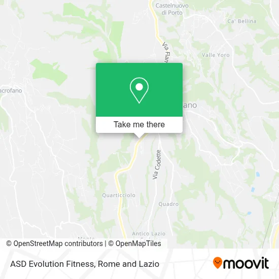 ASD Evolution Fitness map