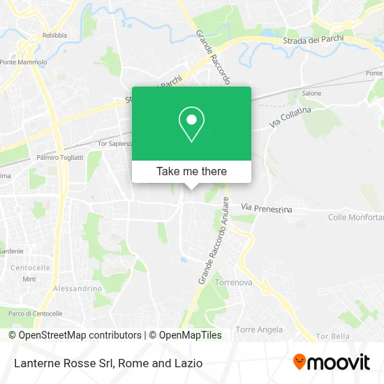 Lanterne Rosse Srl map