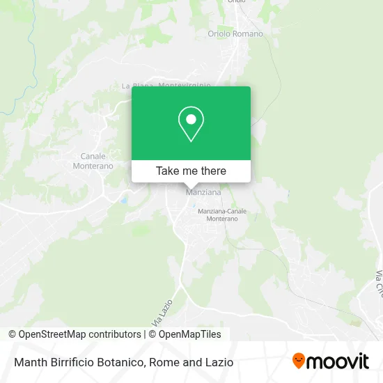 Manth Birrificio Botanico map