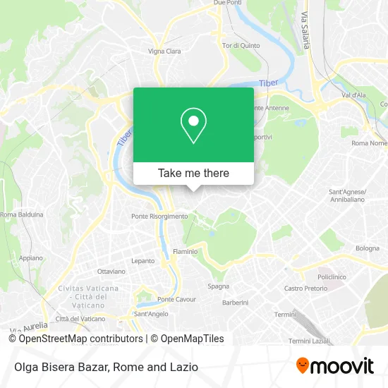 Olga Bisera Bazar map