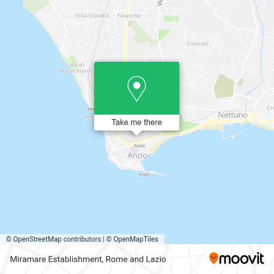 Miramare Establishment map