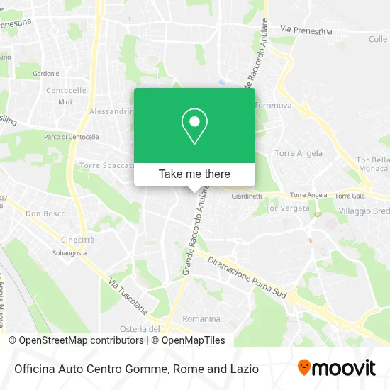 Officina Auto Centro Gomme map
