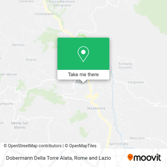 Dobermann Della Torre Alata map