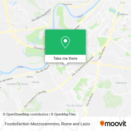 Foodisfaction Mezzocammino map
