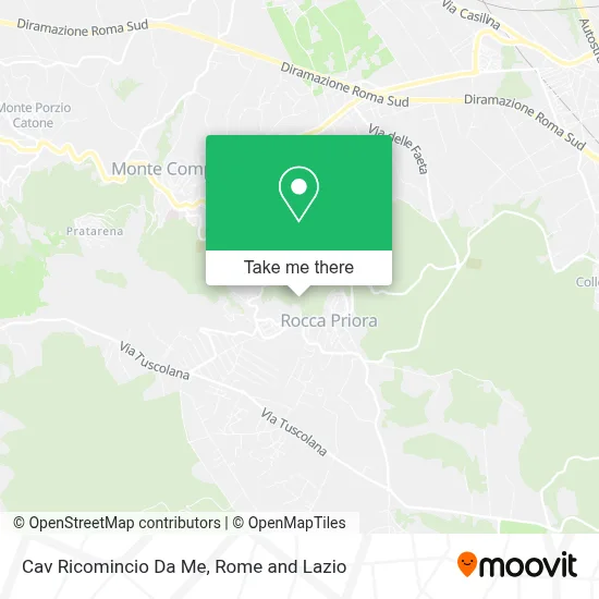 Cav Ricomincio Da Me map