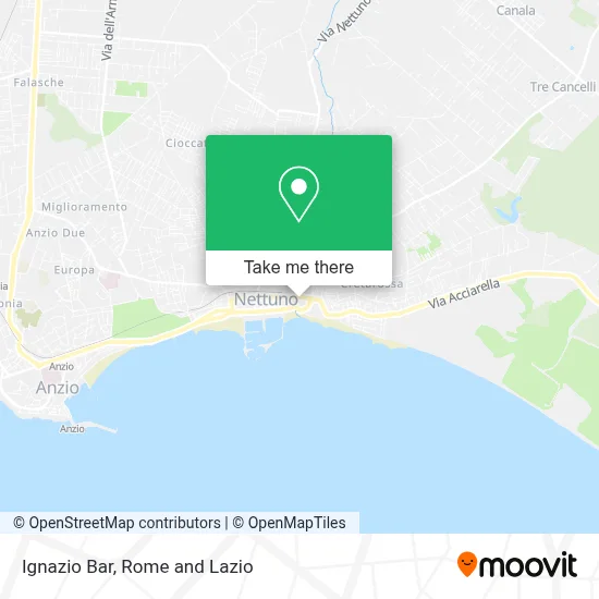 Ignazio Bar map