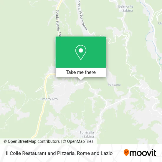 Il Colle Restaurant and Pizzeria map