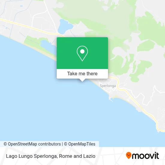 Lago Lungo Sperlonga map