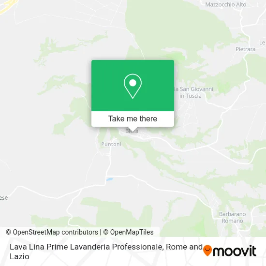 Lava Lina Prime Lavanderia Professionale map