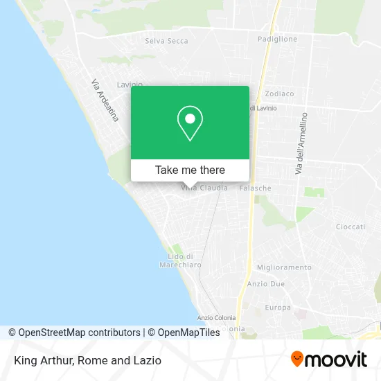 King Arthur map
