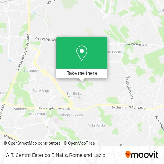 A.T. Centro Estetico E Nails map