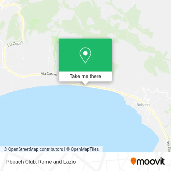 Pbeach Club map