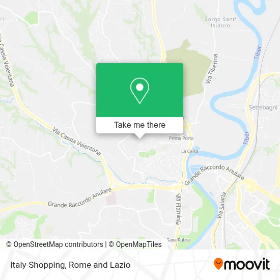 Italy-Shopping map