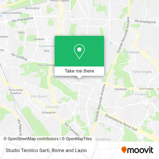 Studio Tecnico Sarti map