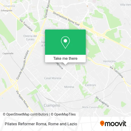 Pilates Reformer Roma map
