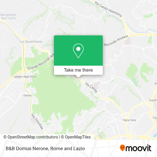 B&B Domus Nerone map