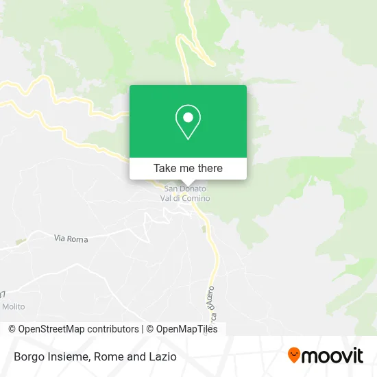 Borgo Insieme map